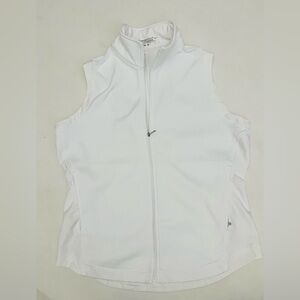 Nike Golf Tour Performance White Vest large zip front